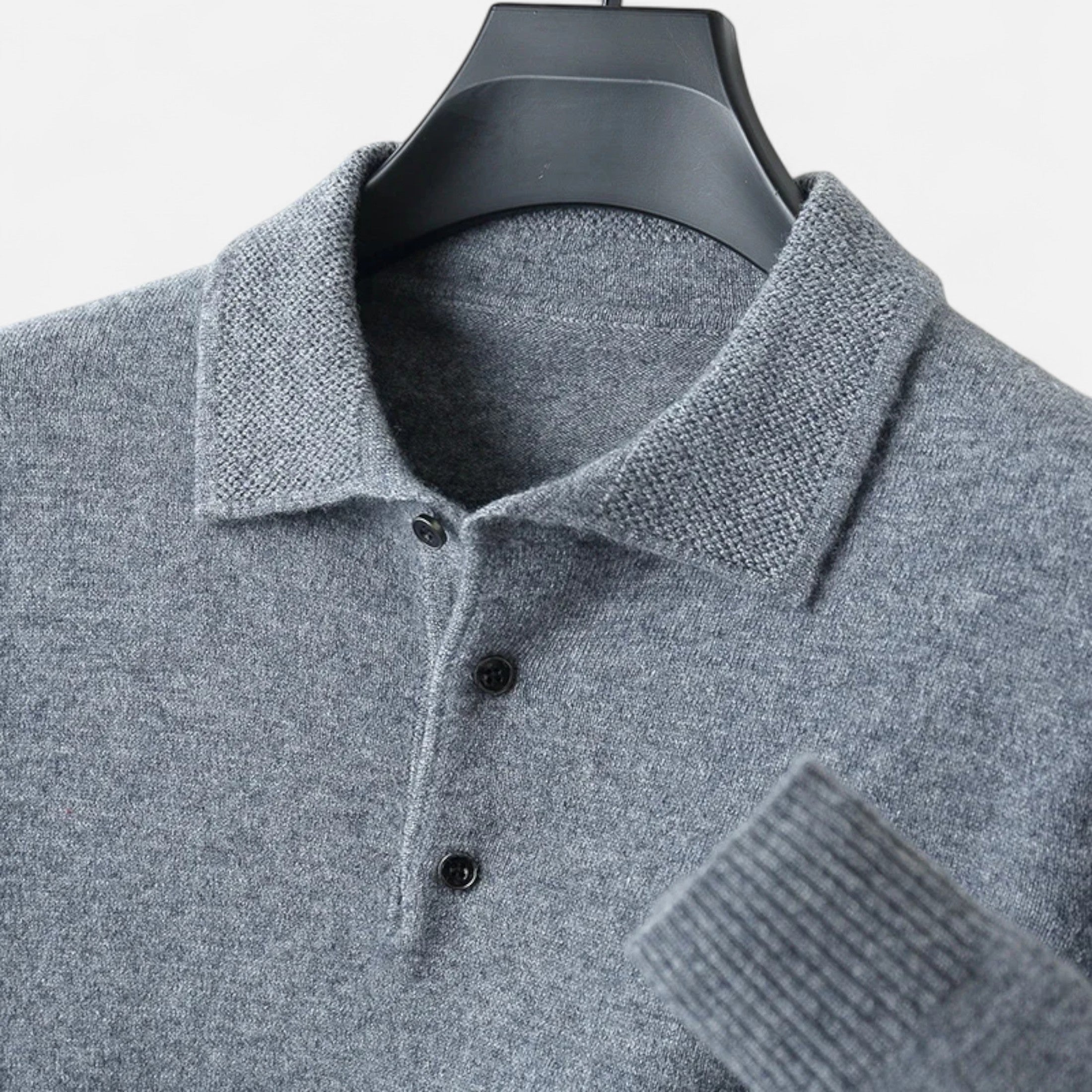 Velqlo | Pull Polo en Laine Mérinos pour Hommes