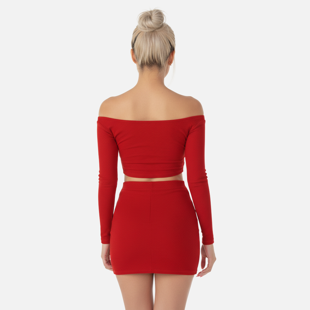 Velqlo | Ensemble jupe moulante élégant pour femme, idéal pour les occasions spéciales