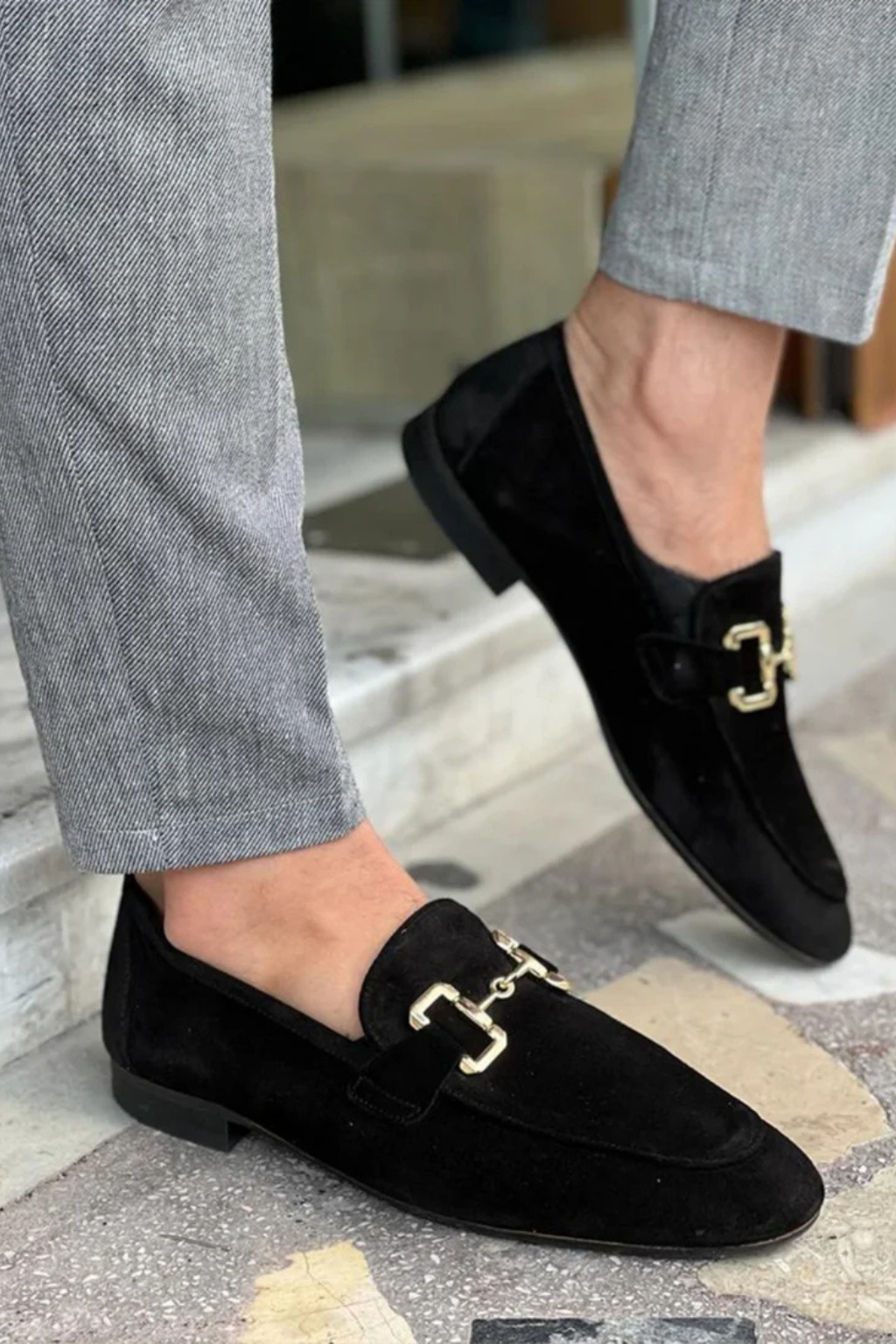 Mocassins en Suède pour Hommes Velqlo