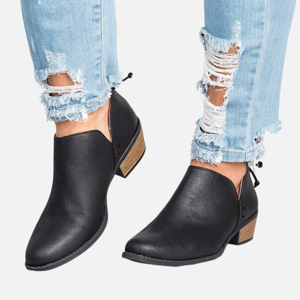 Velqlo | Bottines Élégantes à Talons Hauts pour Femme – Mode Automne