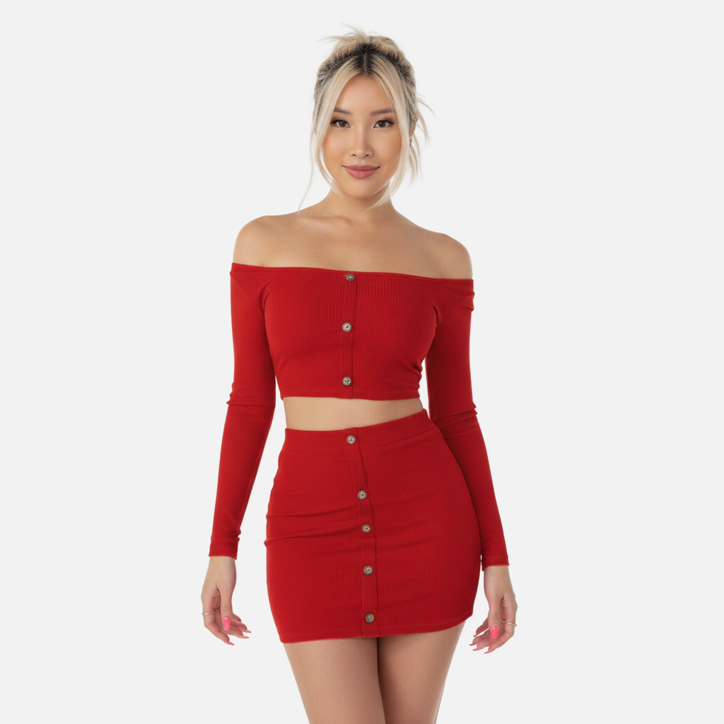 Velqlo | Ensemble jupe moulante élégant pour femme, idéal pour les occasions spéciales