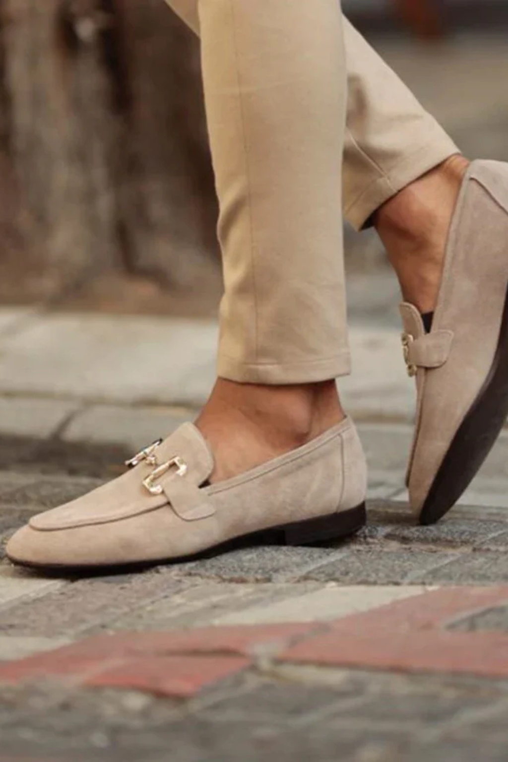 Mocassins en Suède pour Hommes Velqlo