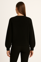 Cardigan en Tricot à Col V pour Femmes Velqlo