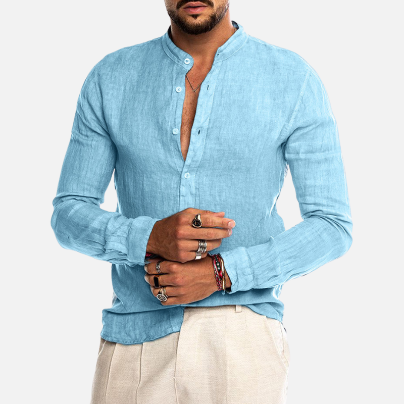 Velqlo | Chemise d’été pour homme fabrication italienne coupe classique