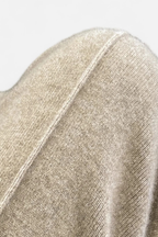 Pantalons larges taille haute en mélange de laine pour femmes Velqlo