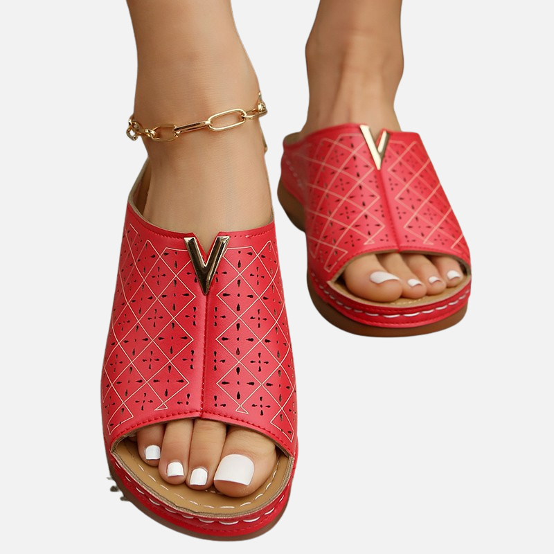 Velqlo | Sandales Compensées Femme Plateforme Usage Quotidien