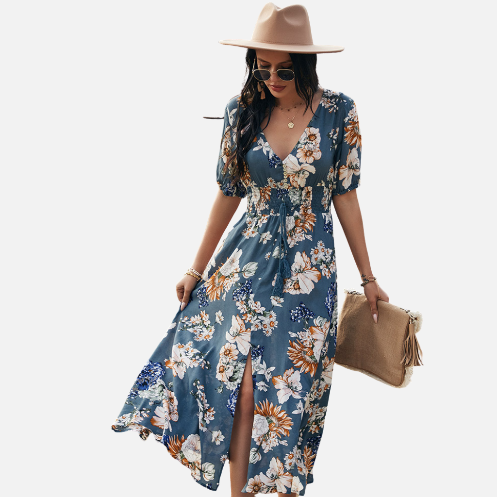 Velqlo | Robe d'été légère pour femme, idéale pour les vacances