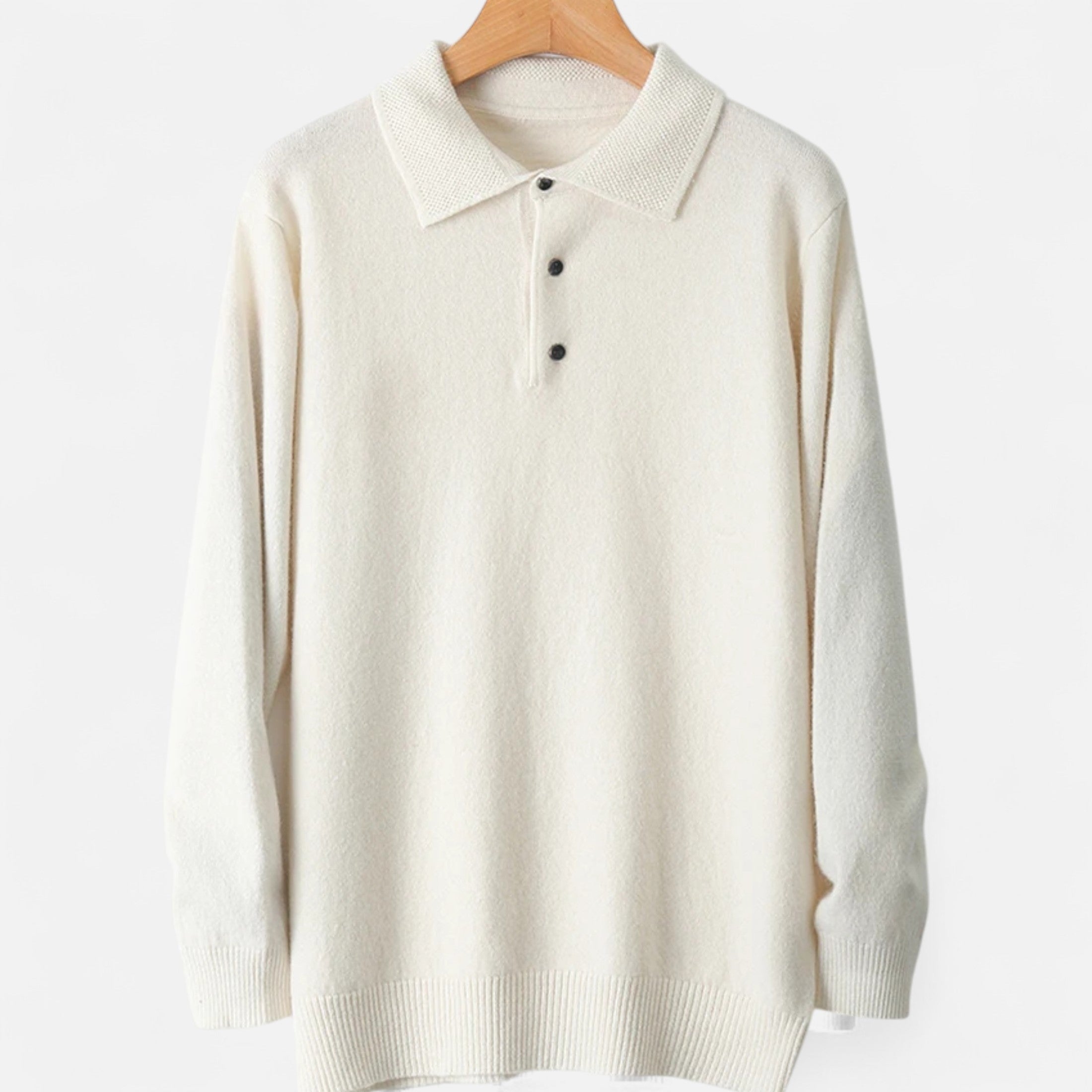 Velqlo | Pull Polo en Laine Mérinos pour Hommes