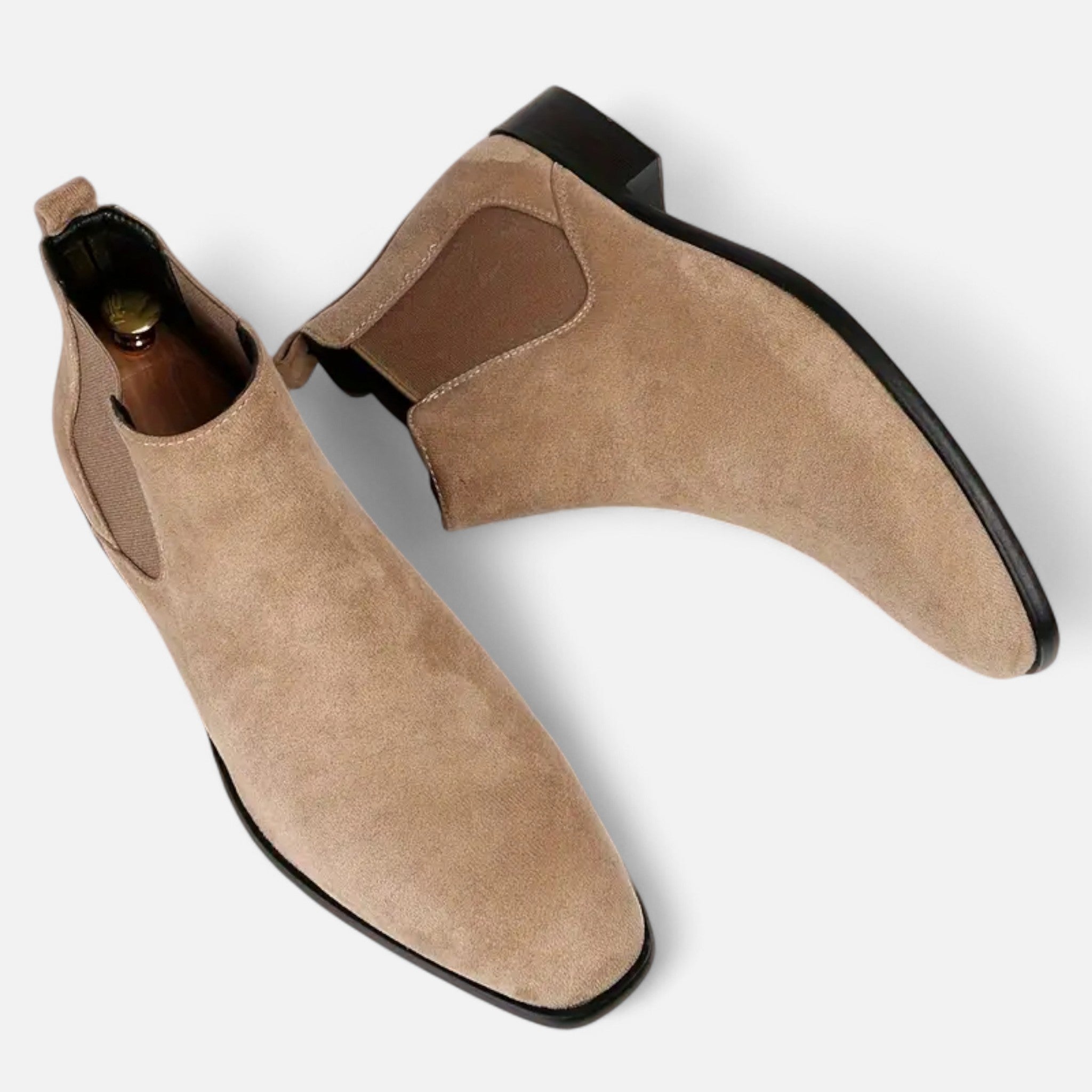 Velqlo | Bottines Homme Business Casual à Semelle Élastique