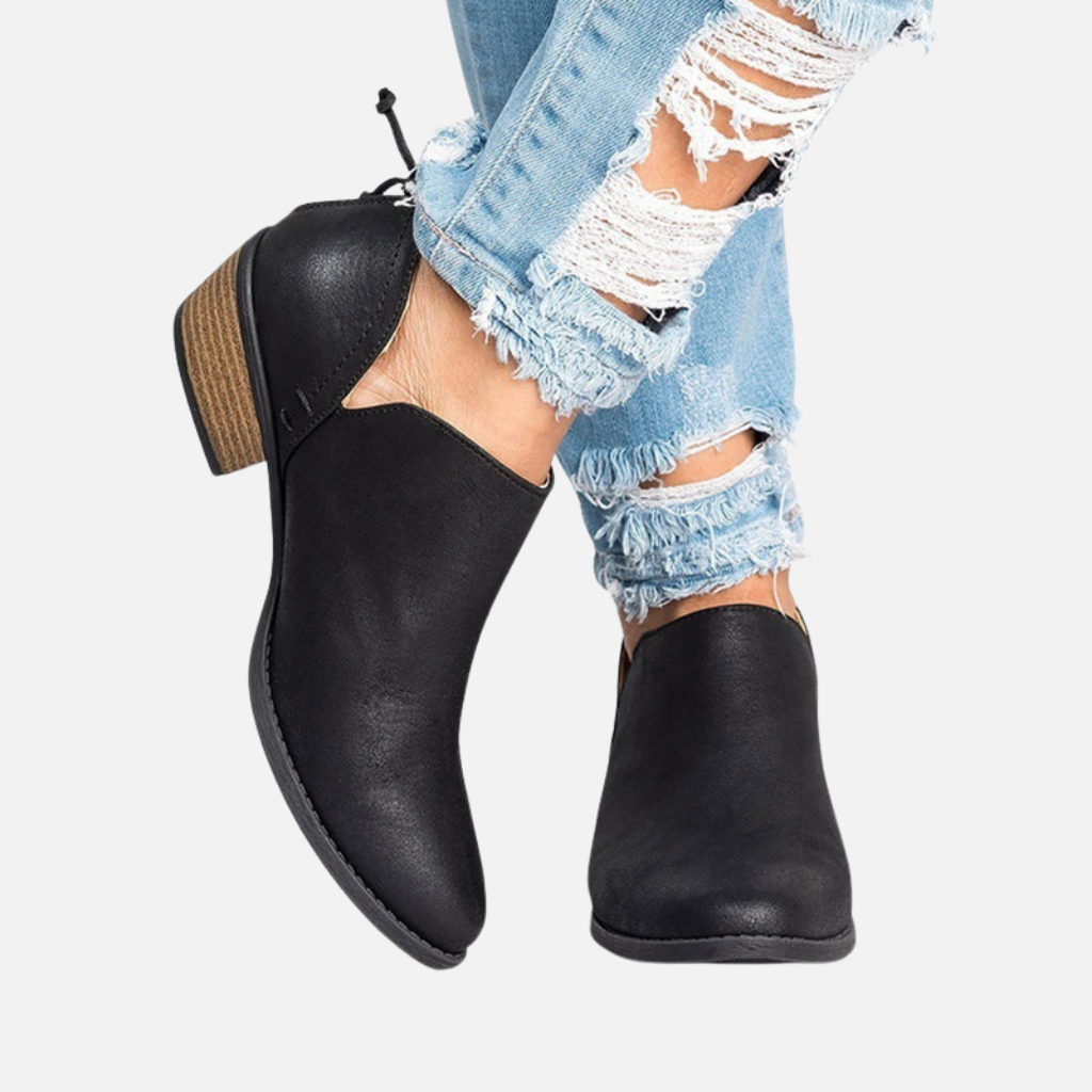 Velqlo | Bottines Élégantes à Talons Hauts pour Femme – Mode Automne