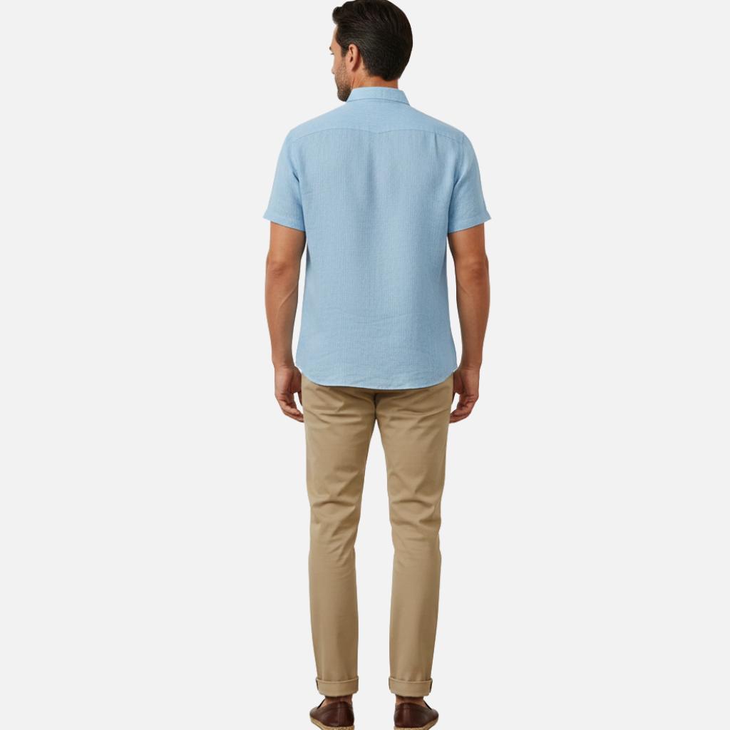 Velqlo | T-shirt d'été léger en coton pour homme coupe ample