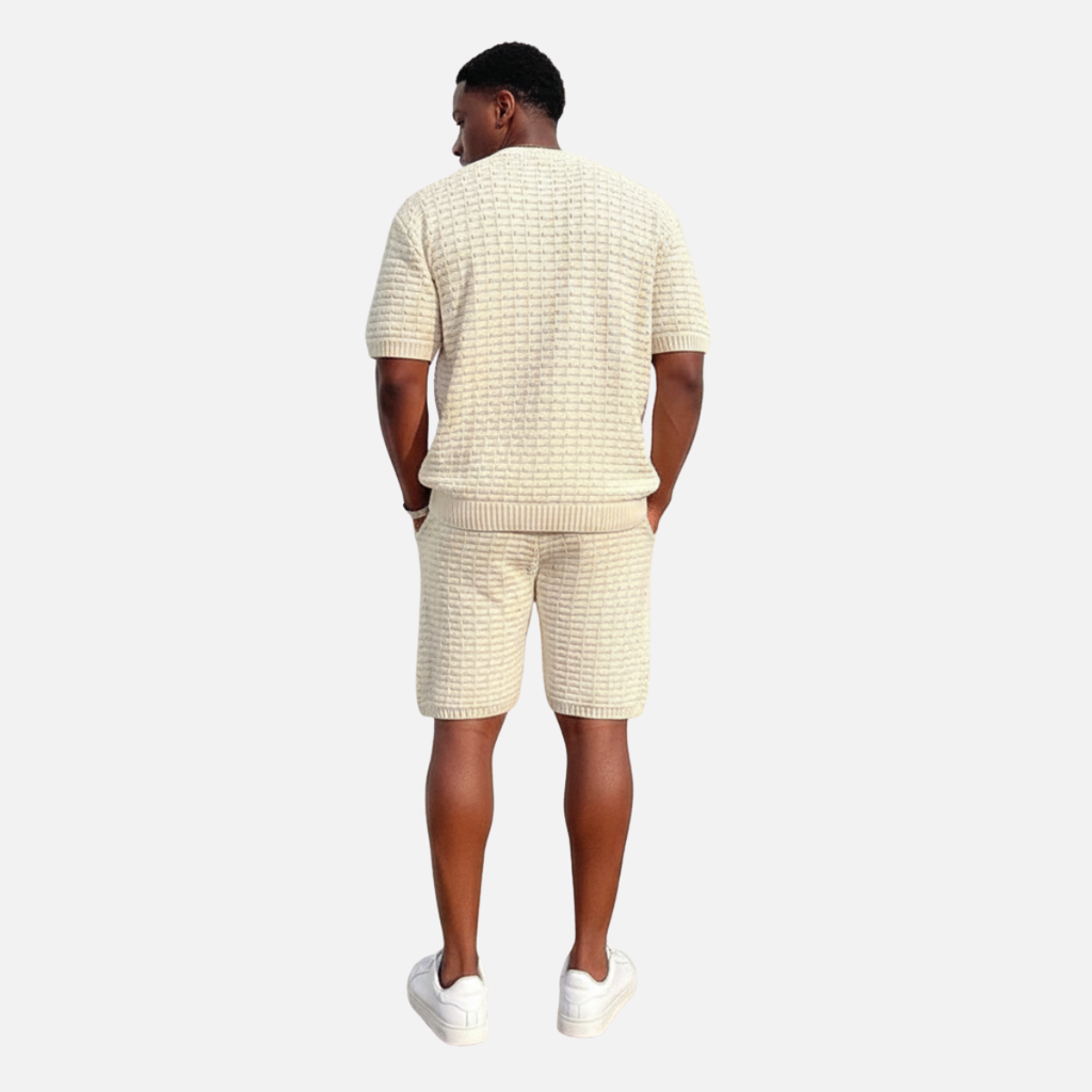 Velqlo | Chemise et short d’été coupe ample pour homme