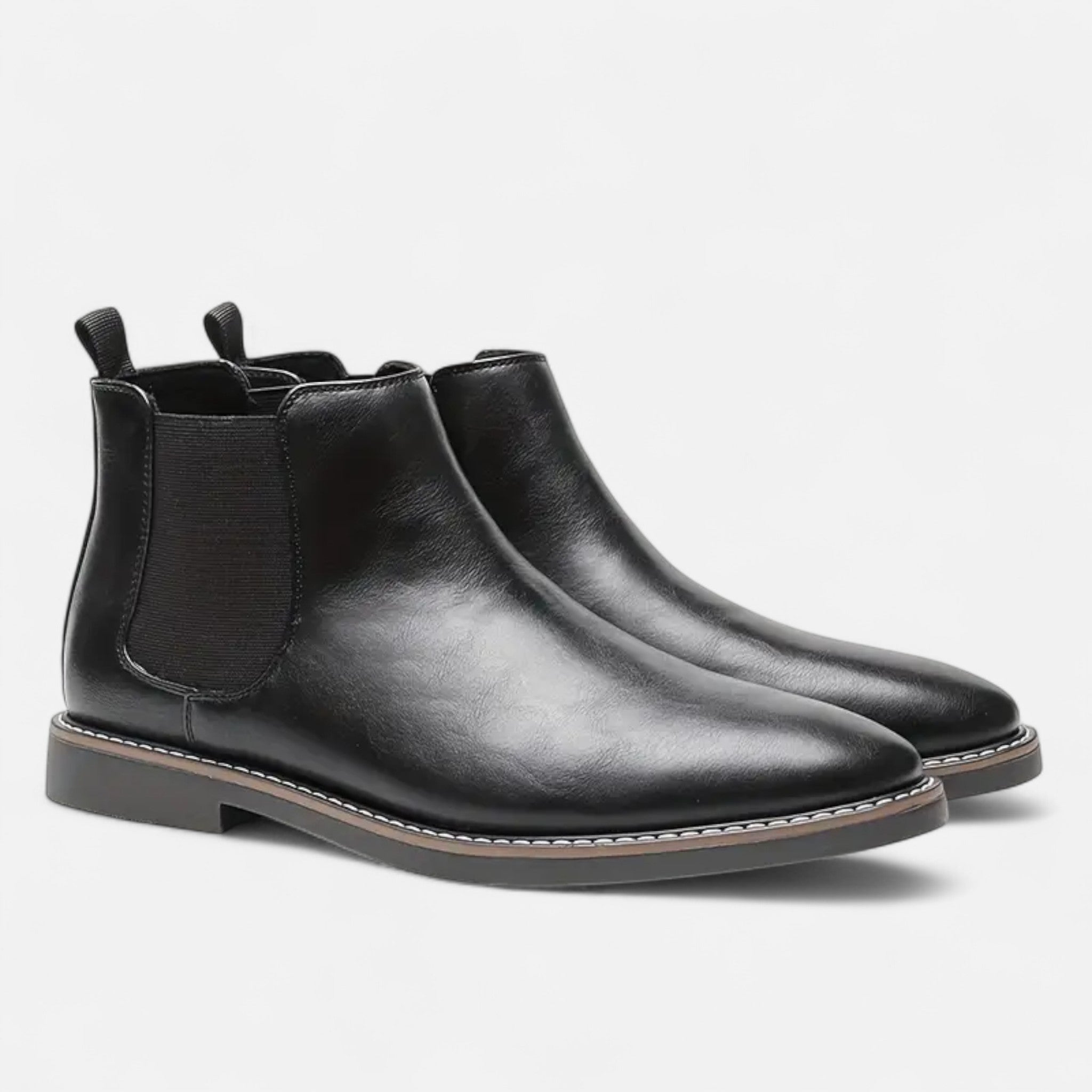 Velqlo | Bottines Chelsea pour hommes bicolores avec semelle en TPR
