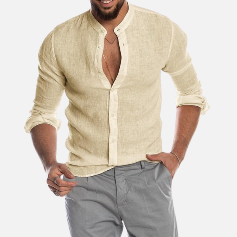 Velqlo | Chemise d’été pour homme fabrication italienne coupe classique