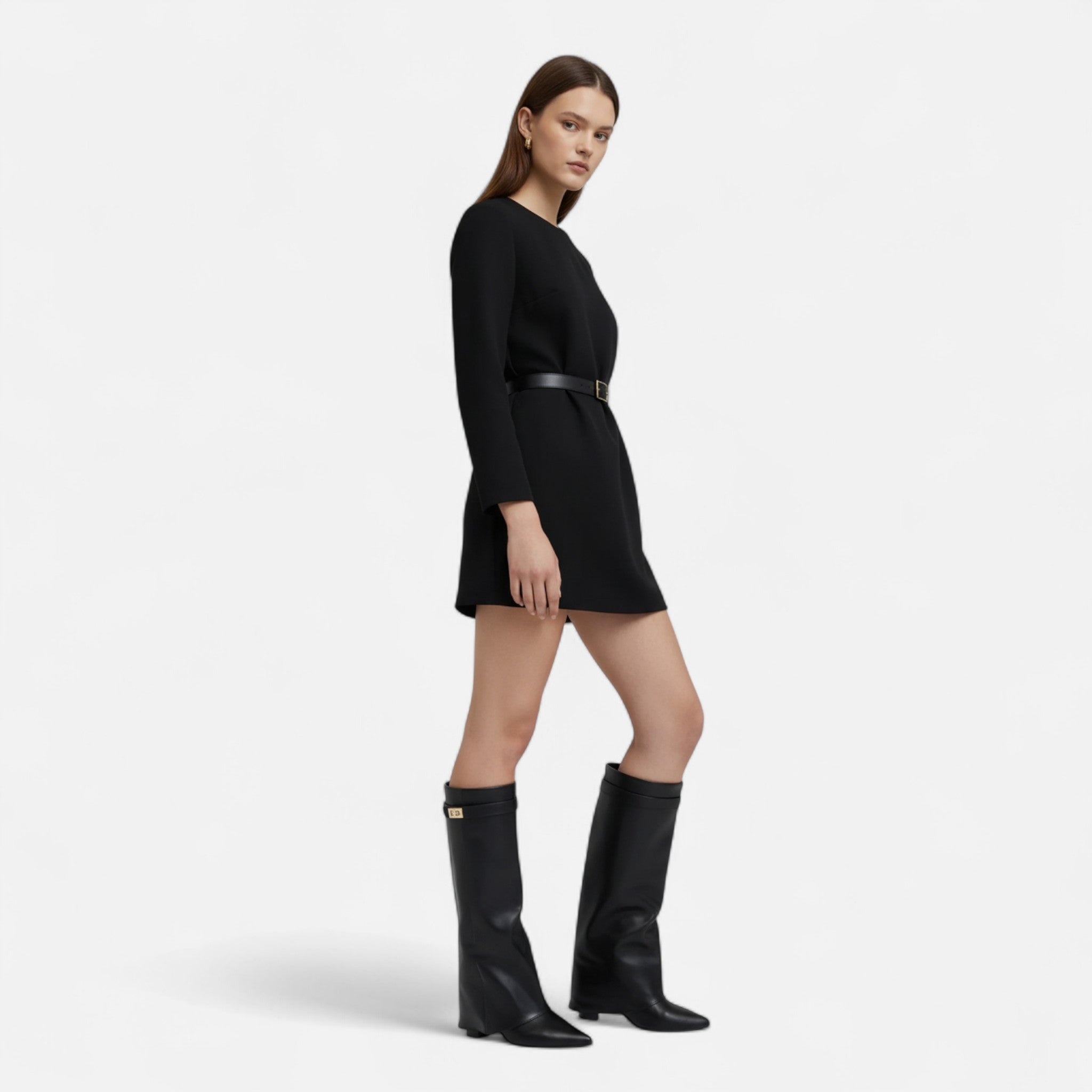 Velqlo | Bottes Suède Montantes Femme Confort Classique