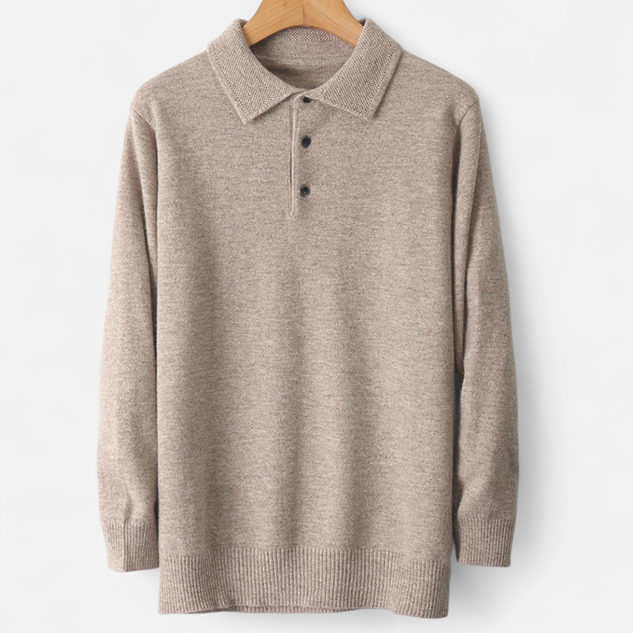 Velqlo | Pull Polo en Laine Mérinos pour Hommes