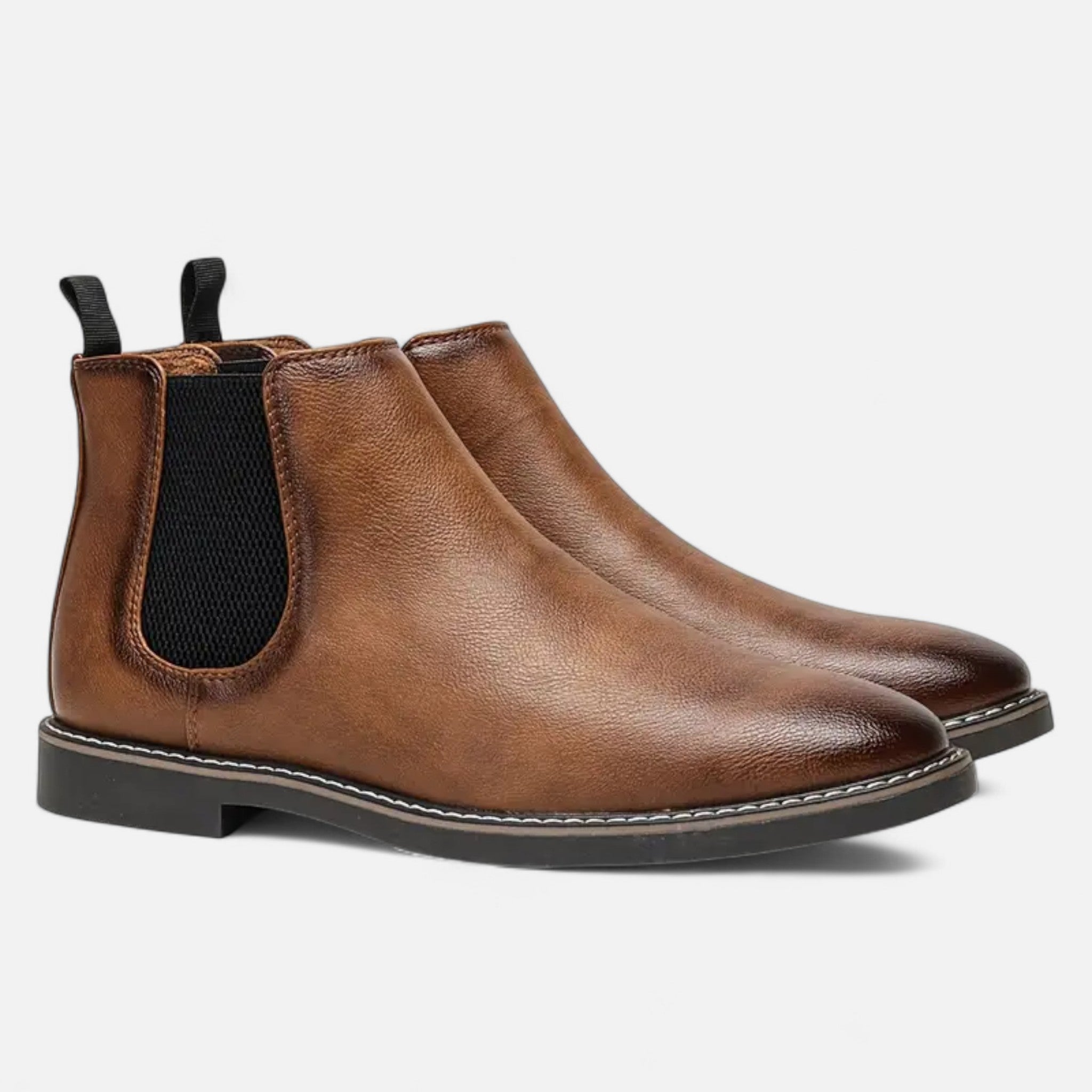 Velqlo | Bottines Chelsea pour hommes bicolores avec semelle en TPR