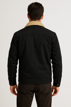 Veste en Coton Doublée en Fleece pour Hommes Velqlo