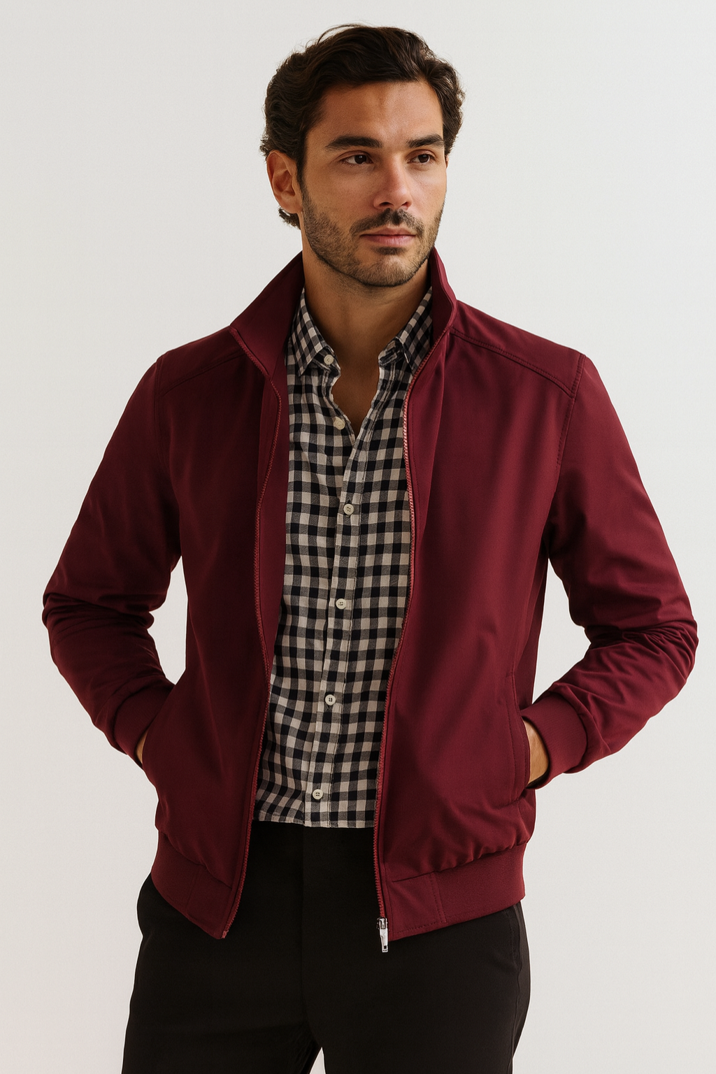 Veste légère zippée Velqlo pour hommes