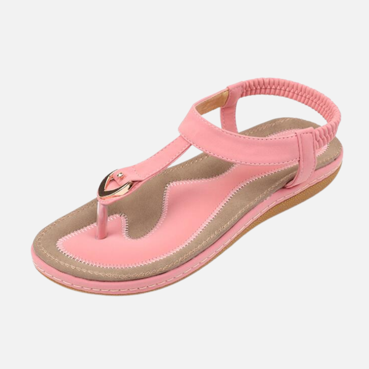 Velqlo | Sandales plateforme décontractées pour femme avec bride à la cheville