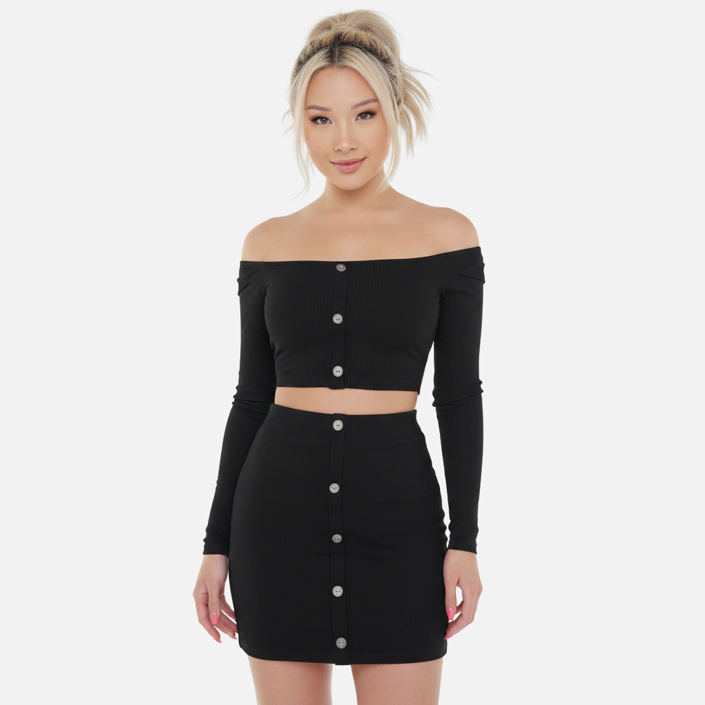 Velqlo | Ensemble jupe moulante élégant pour femme, idéal pour les occasions spéciales