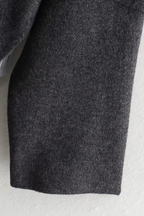 Manteau Femme en Laine Mélangée Velqlo avec Col Écharpe