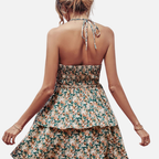 Velqlo | Robe d'été à dos nu pour femme, pour la plage