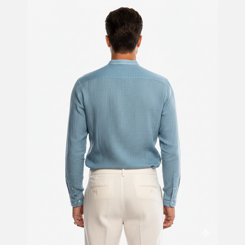 Velqlo | Chemise d’été pour homme fabrication italienne coupe classique