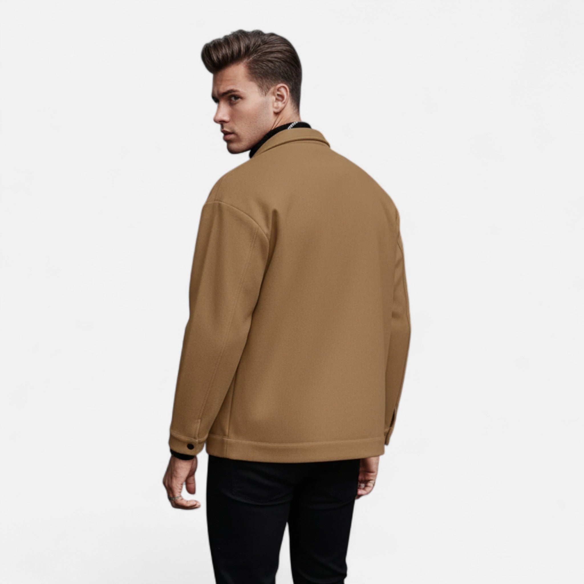Velqlo | Veste d'été overshirt pour hommes, style intemporel
