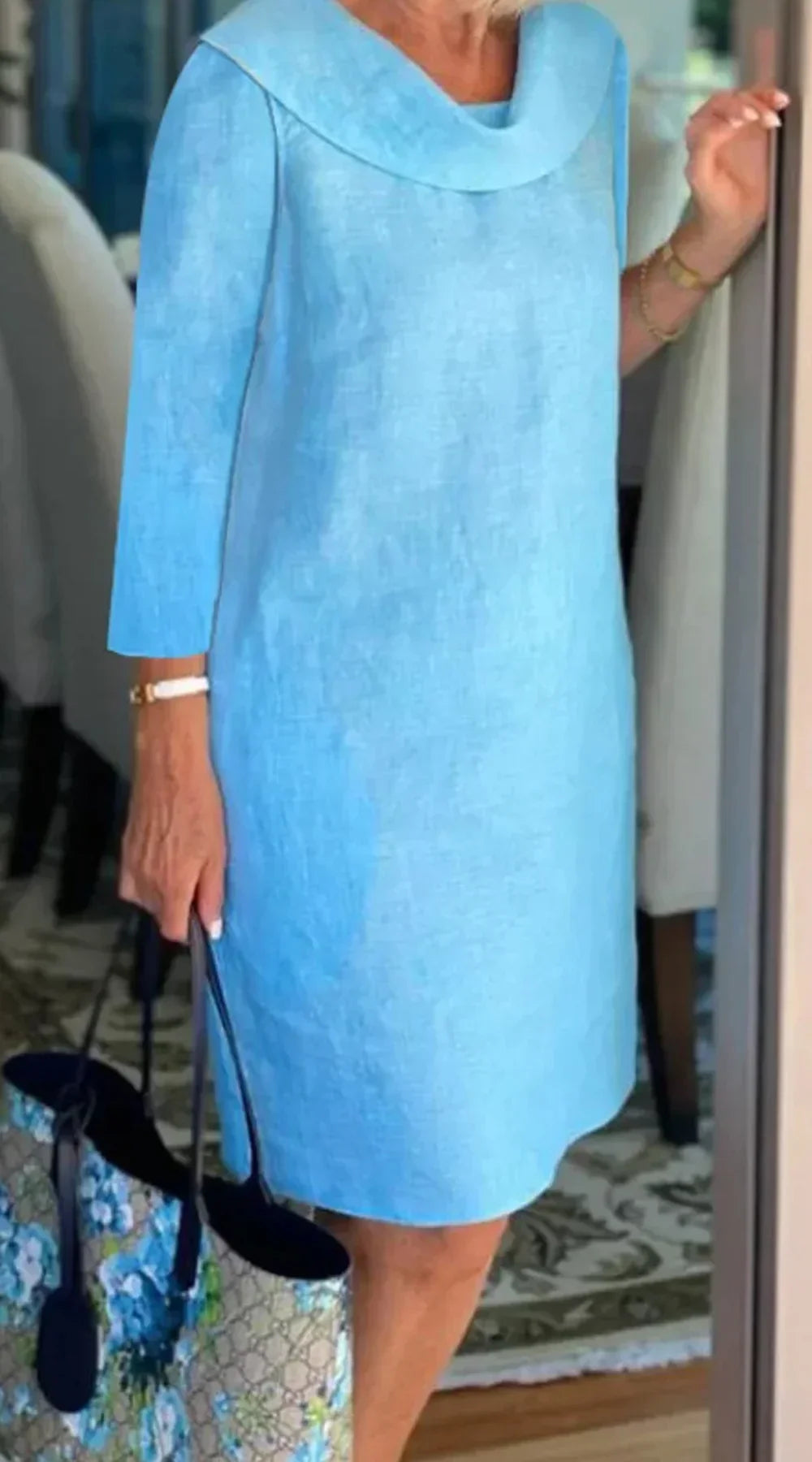 Amirah - Robe avec col