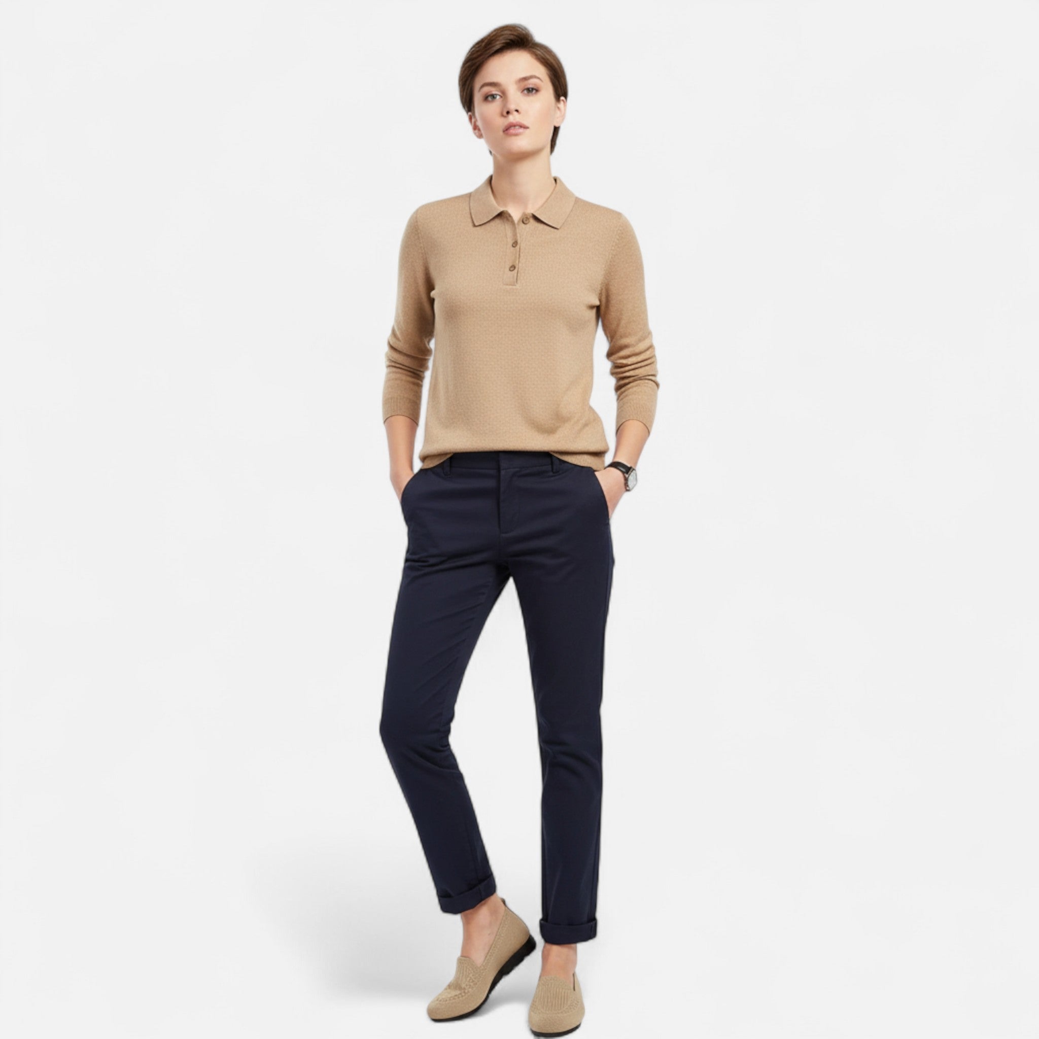 Velqlo | Mocassins pour femmes à enfiler avec semelle rembourrée