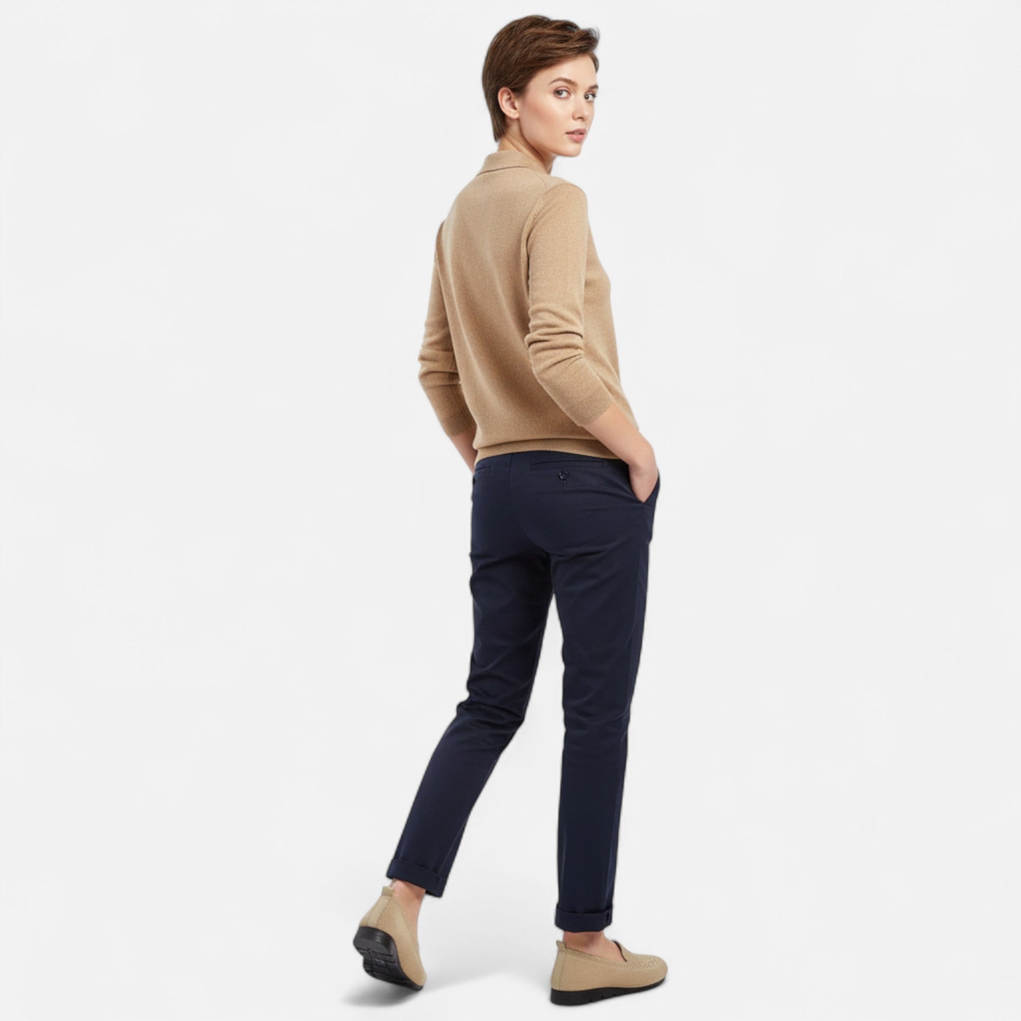 Velqlo | Mocassins pour femmes à enfiler avec semelle rembourrée