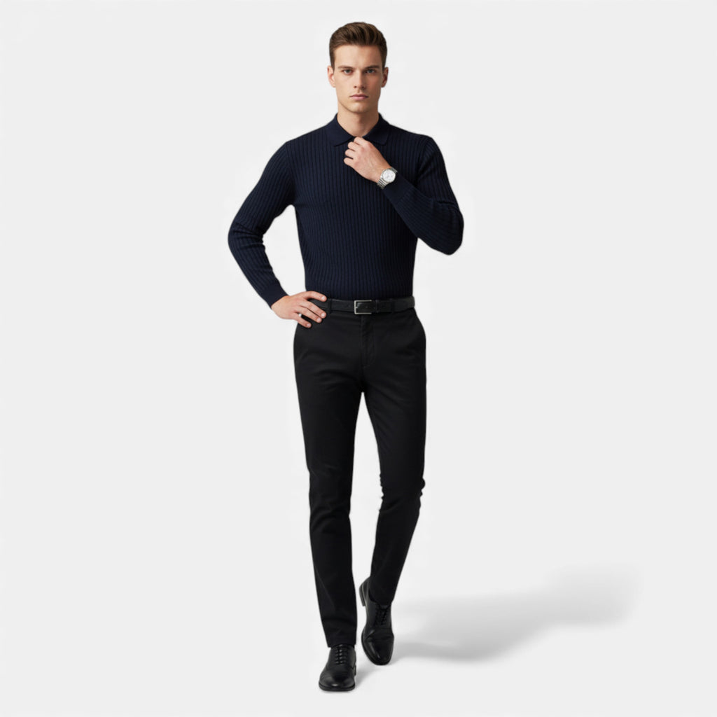 Velqlo | Pull Homme Col V Tricot Héritage