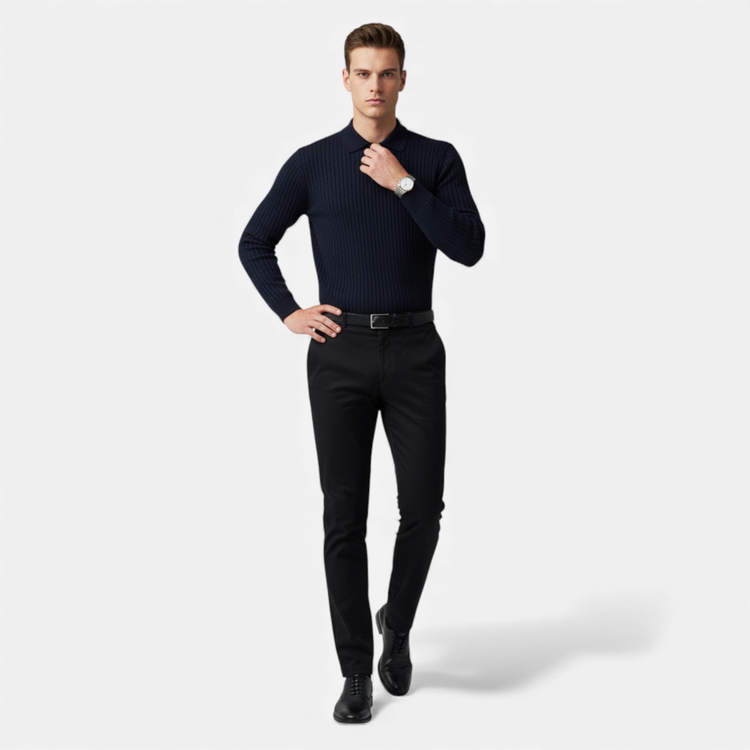 Velqlo | Pull Homme Col V Tricot Héritage