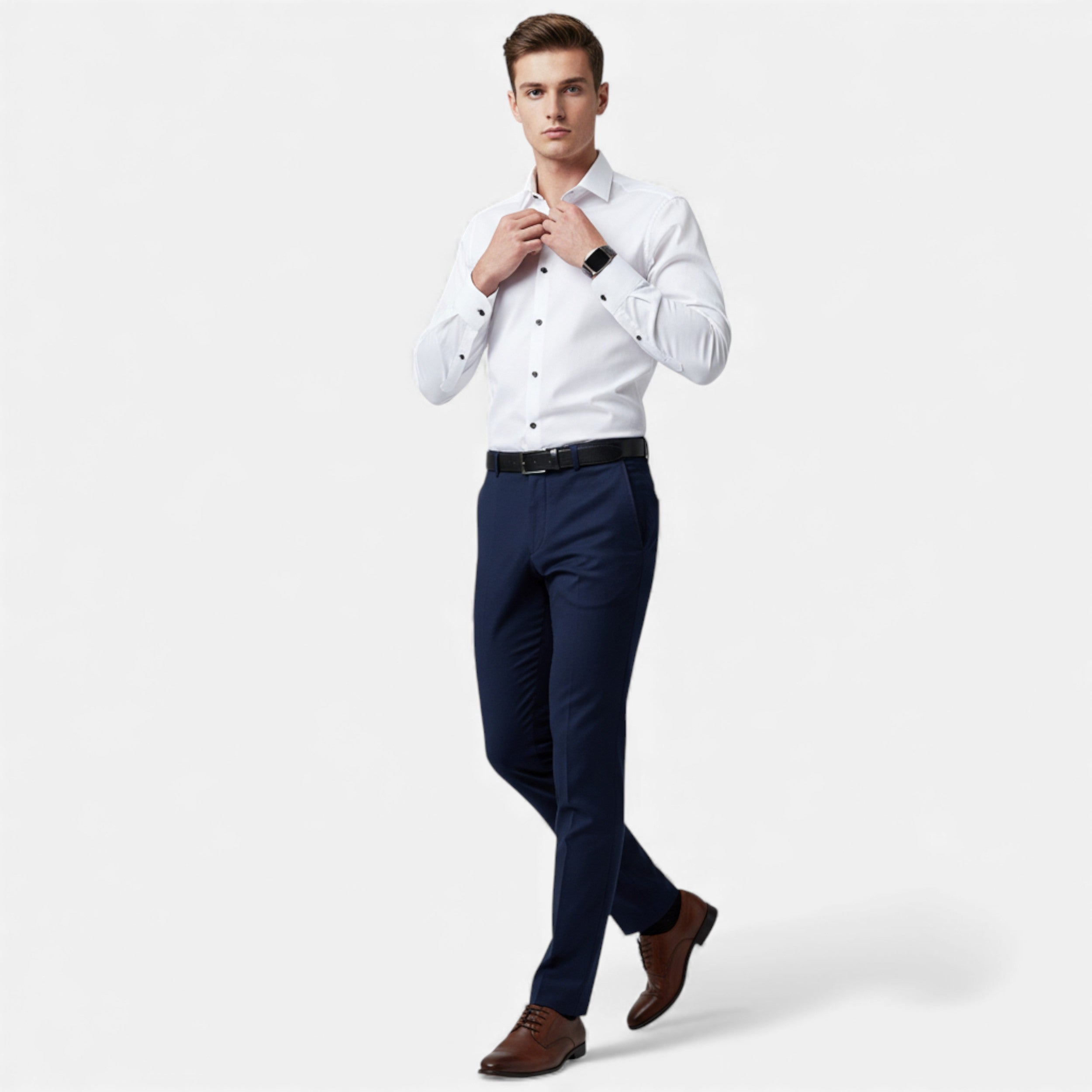 Velqlo | Pantalon Homme Habillé Élégance Classique