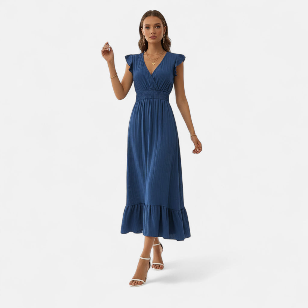 Velqlo | Women’s Z13 Elegant Dress – Timeless Modern Sophistication