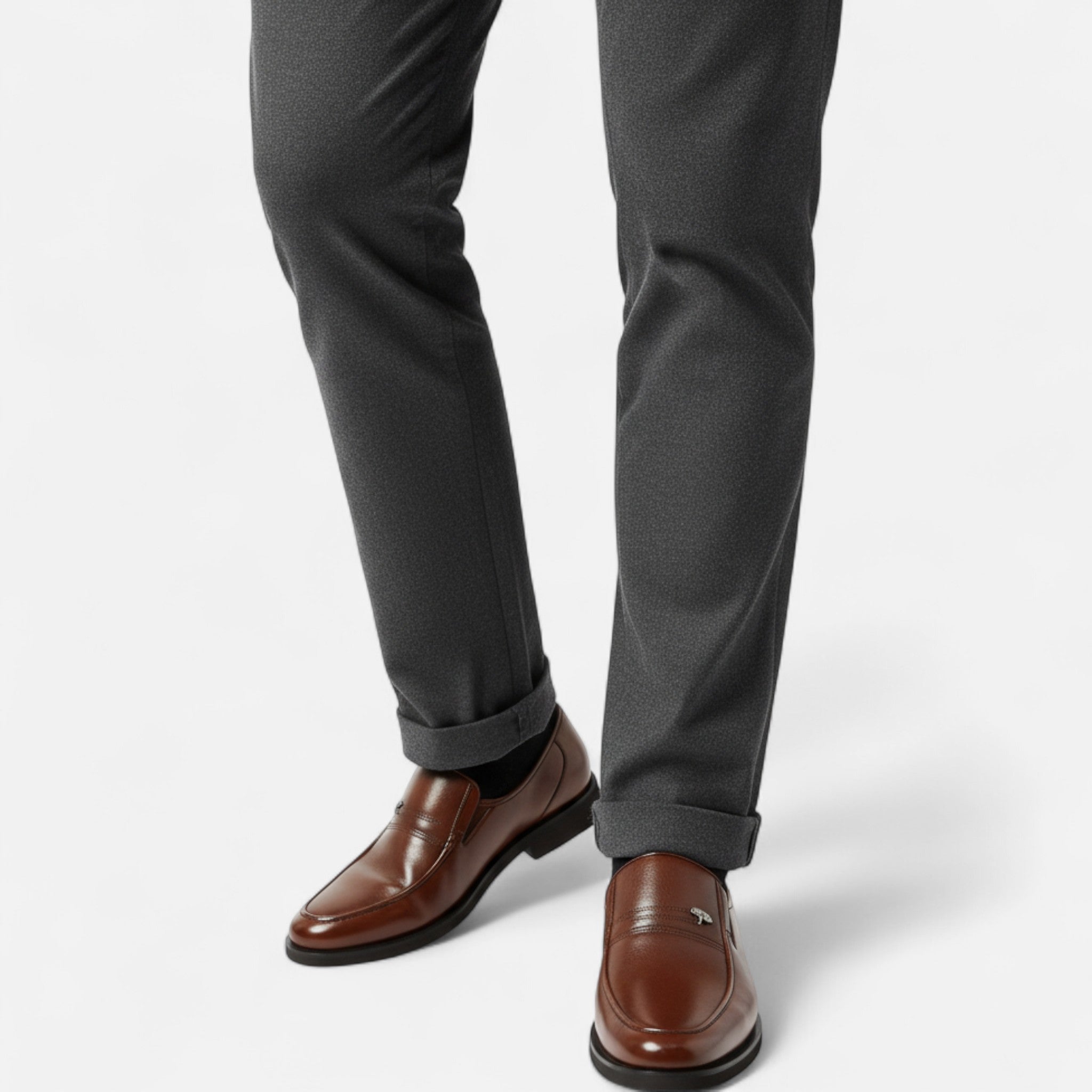 Velqlo | Mocassins en cuir pour hommes à bout rond