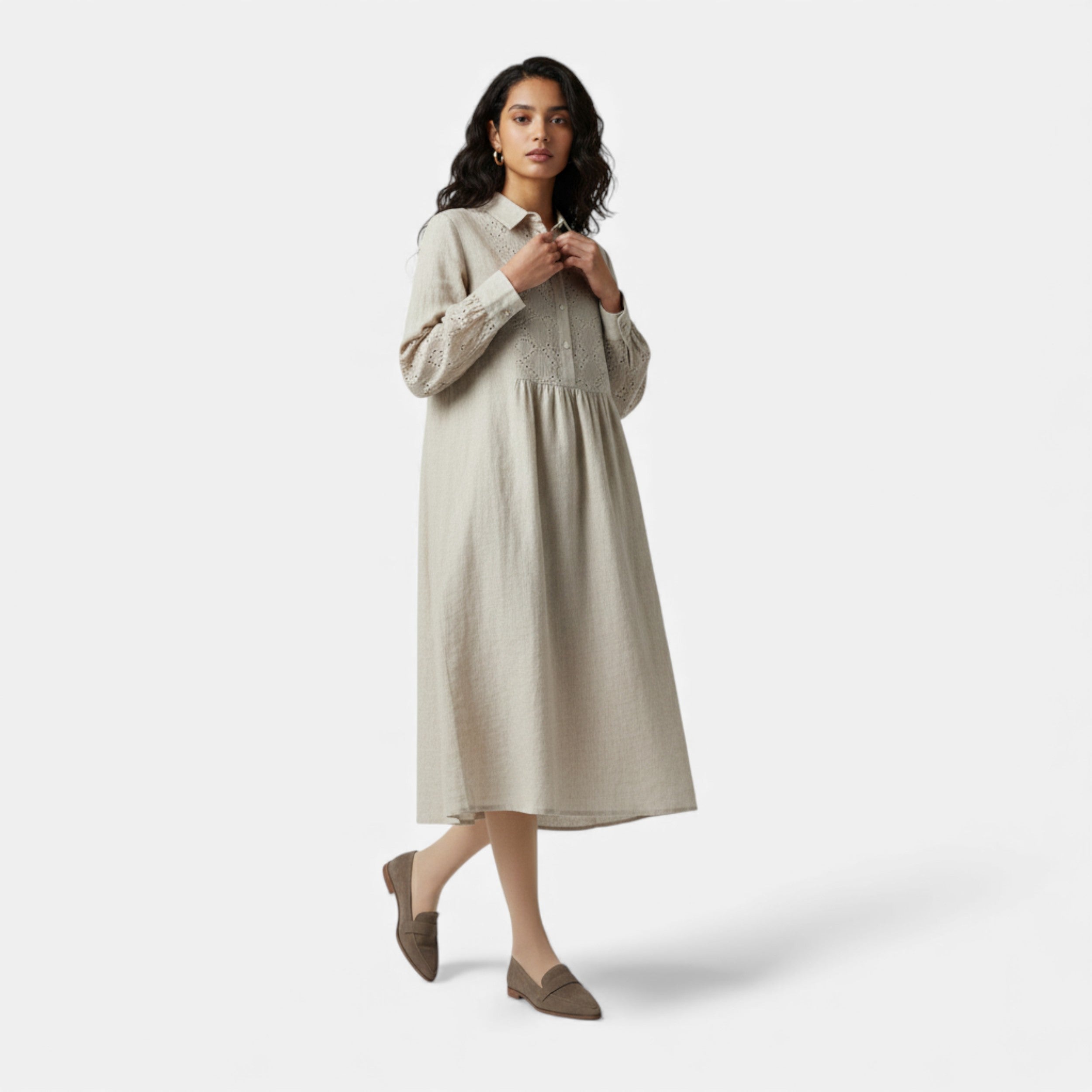 Velqlo | Mocassin Vintage à Bout Pointu pour Femmes