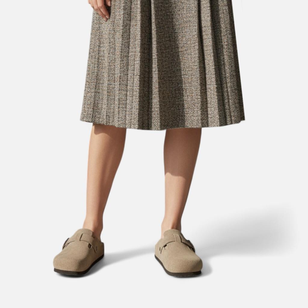 Velqlo | Mules en cuir liège pour femmes