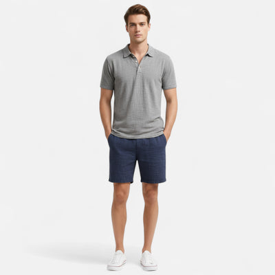 Velqlo | Men’s Linen Polo Shirt