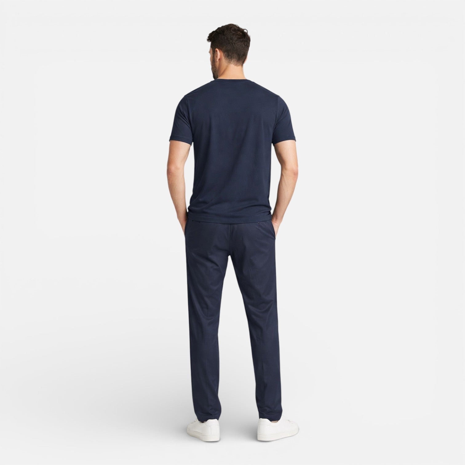 Velqlo | T-shirt classique pour hommes en coton, coupe confortable