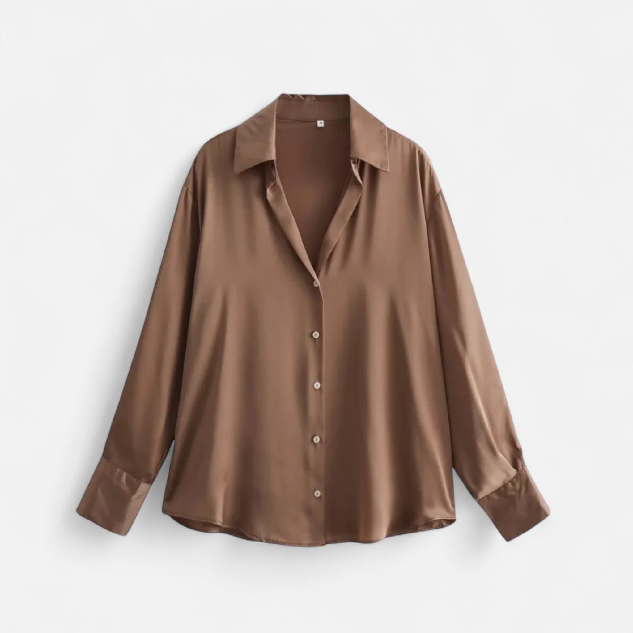 Velqlo | Blouse à Boutons pour Femmes à Manches Longues – Coupe Classique