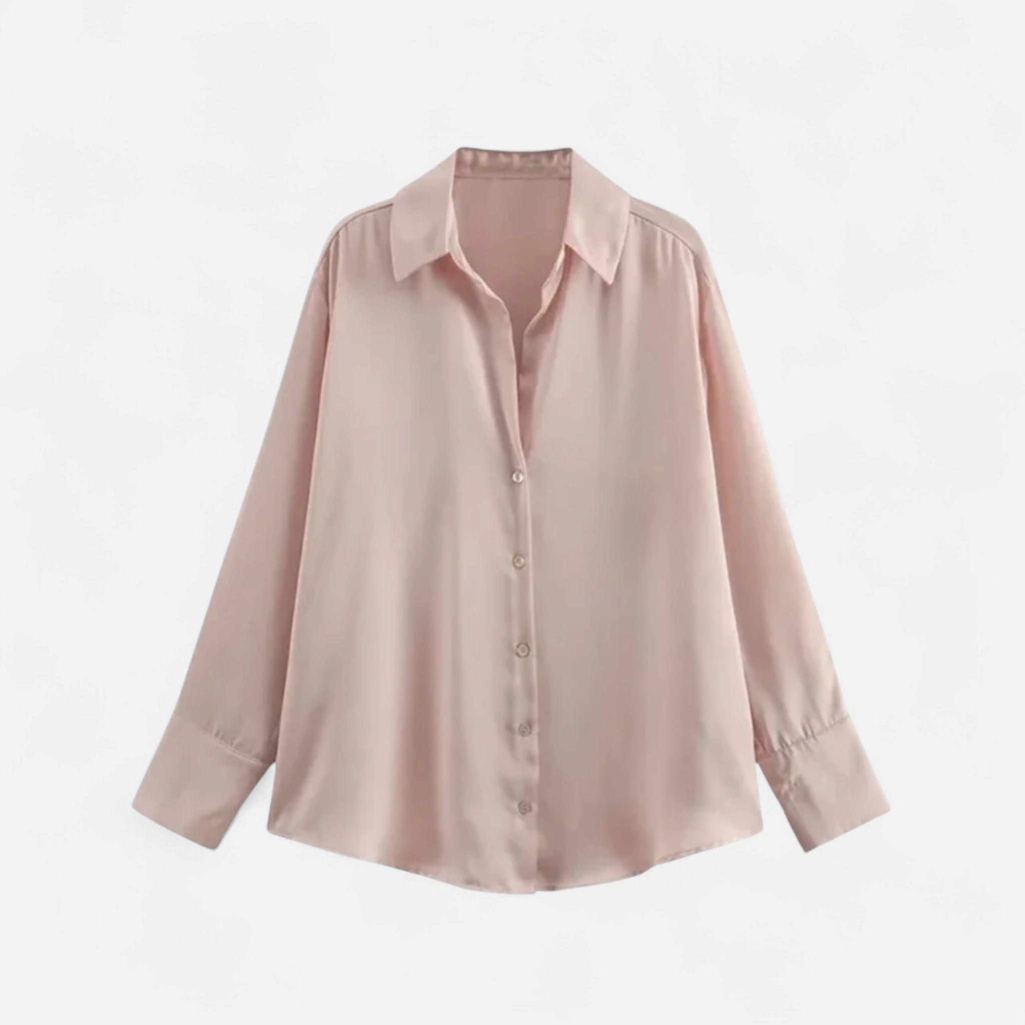 Velqlo | Blouse à Boutons pour Femmes à Manches Longues – Coupe Classique