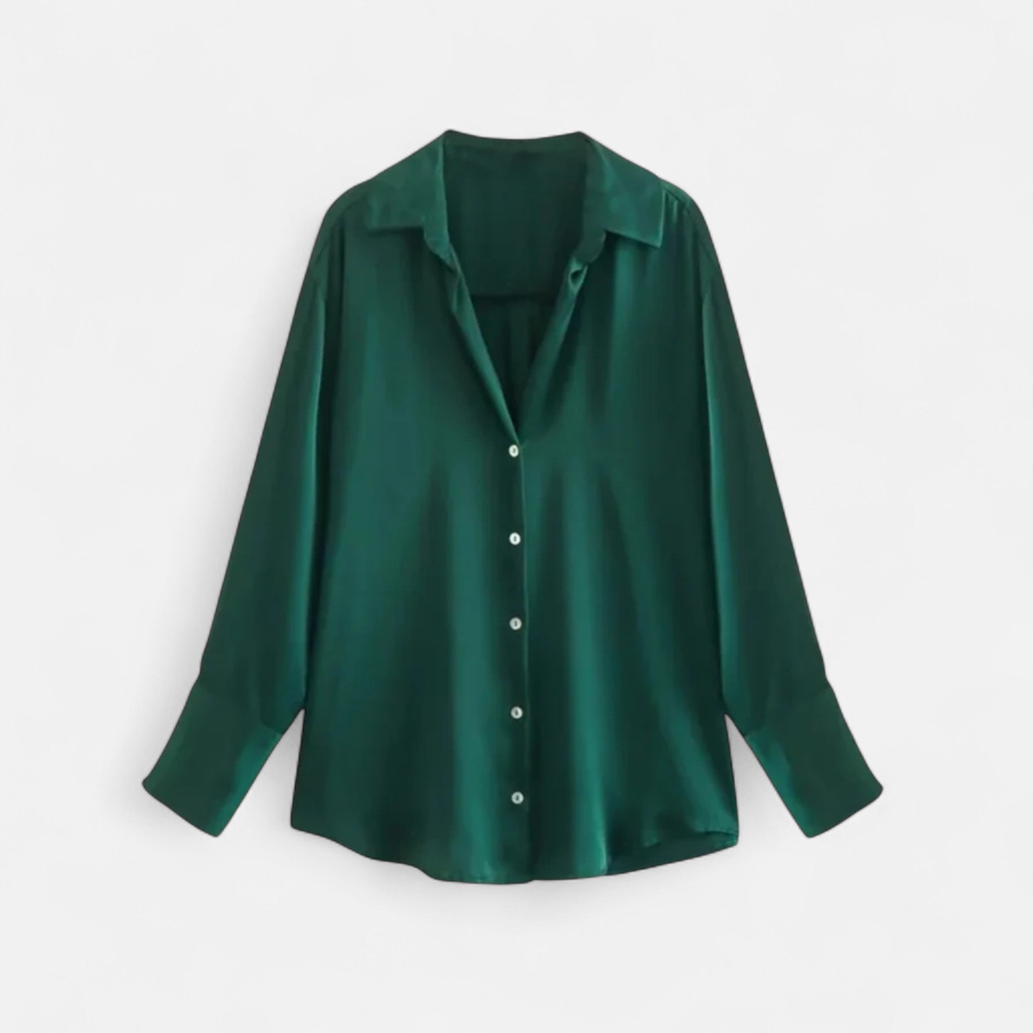 Velqlo | Blouse à Boutons pour Femmes à Manches Longues – Coupe Classique