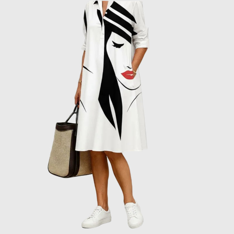 Abby | Robe Mini Douce et Fluide