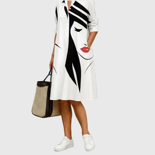 Abby | Robe Mini Douce et Fluide