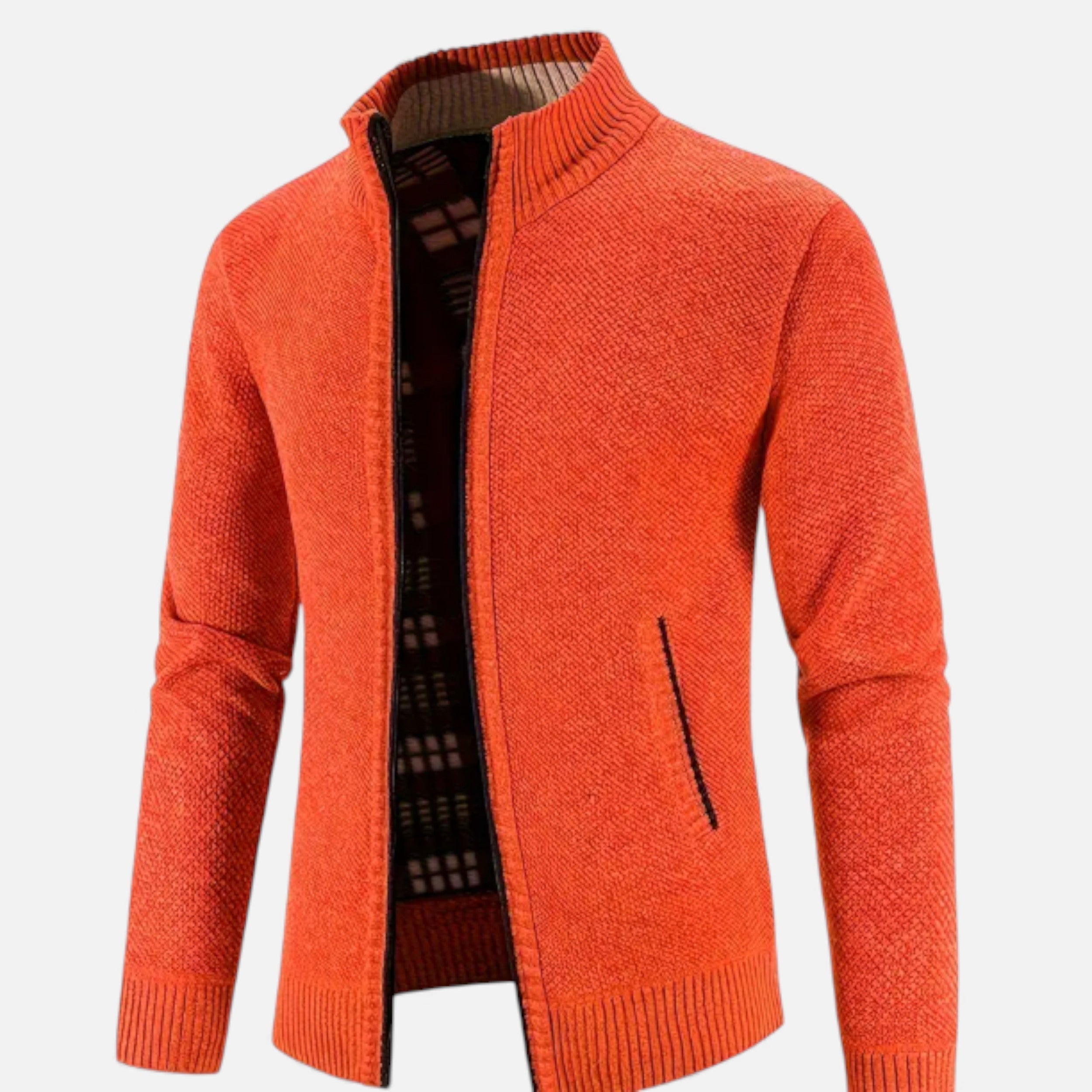 Velqlo | Pull thermique à col montant zippé pour hommes