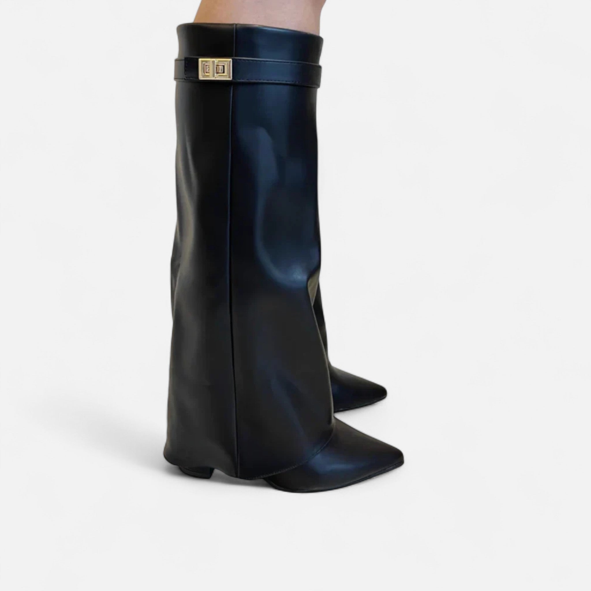 Velqlo | Bottes Suède Montantes Femme Confort Classique
