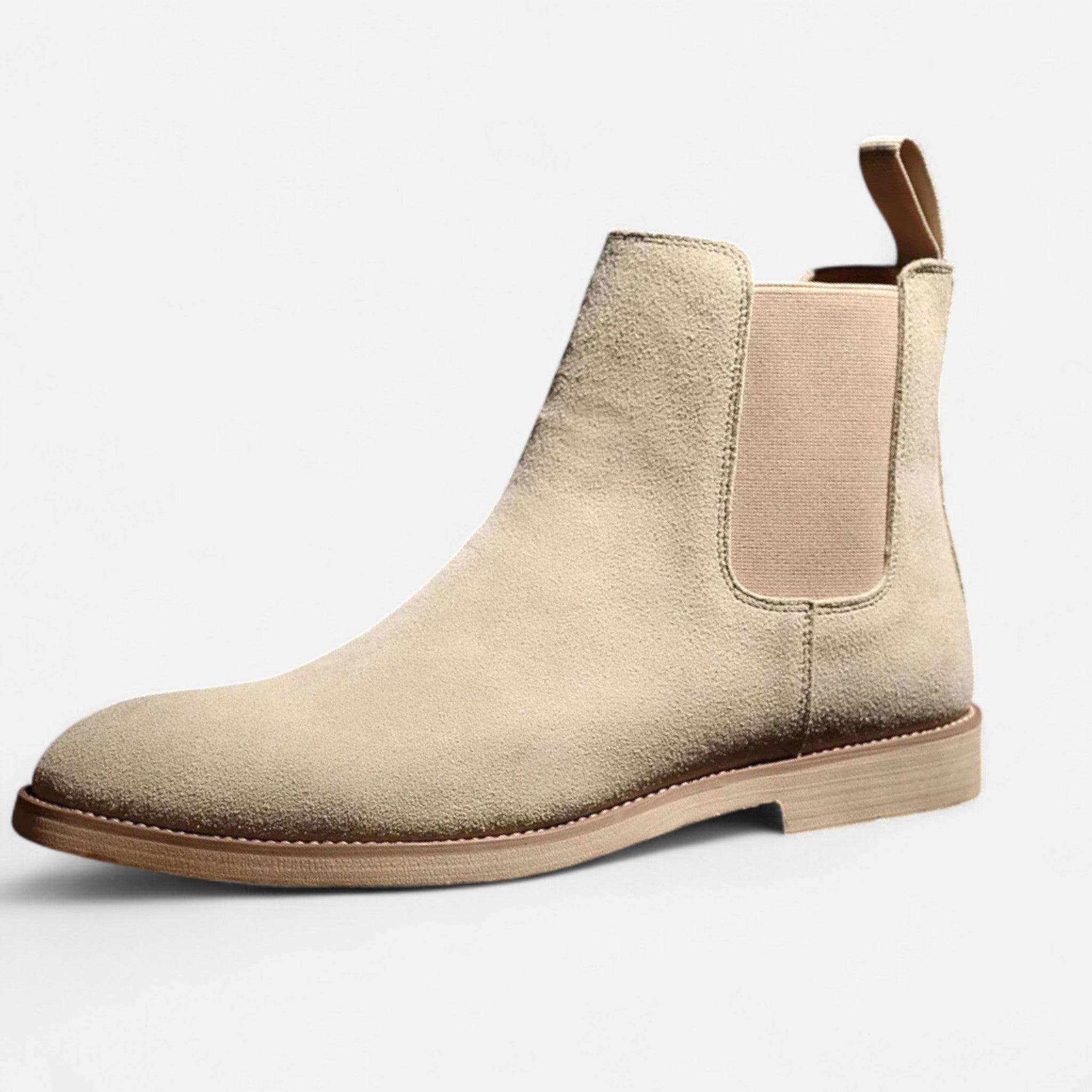 Velqlo | Bottes Chelsea montantes en daim pour hommes