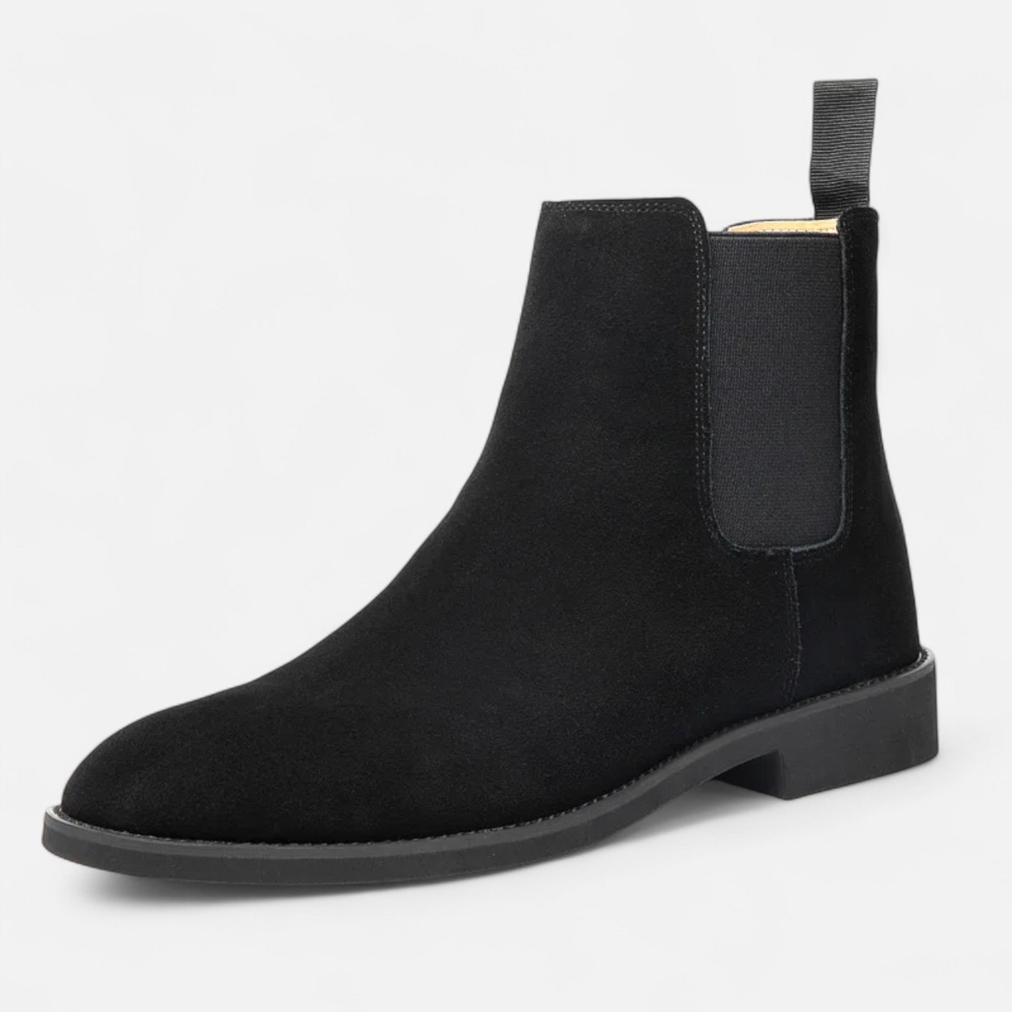 Velqlo | Bottes Chelsea montantes en daim pour hommes